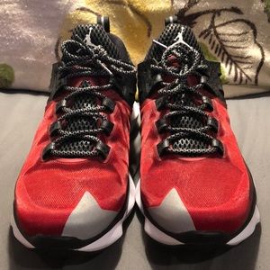Men’s 10.5 Red and Black Jordan’s